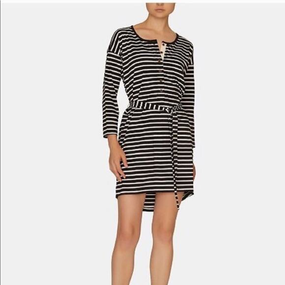 Sanctuary Sullivan Henley Stripe Dress small NWT - Picture 2 of 7